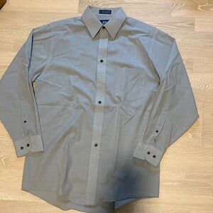 Stafford Men's Charcoal Dress Shirt